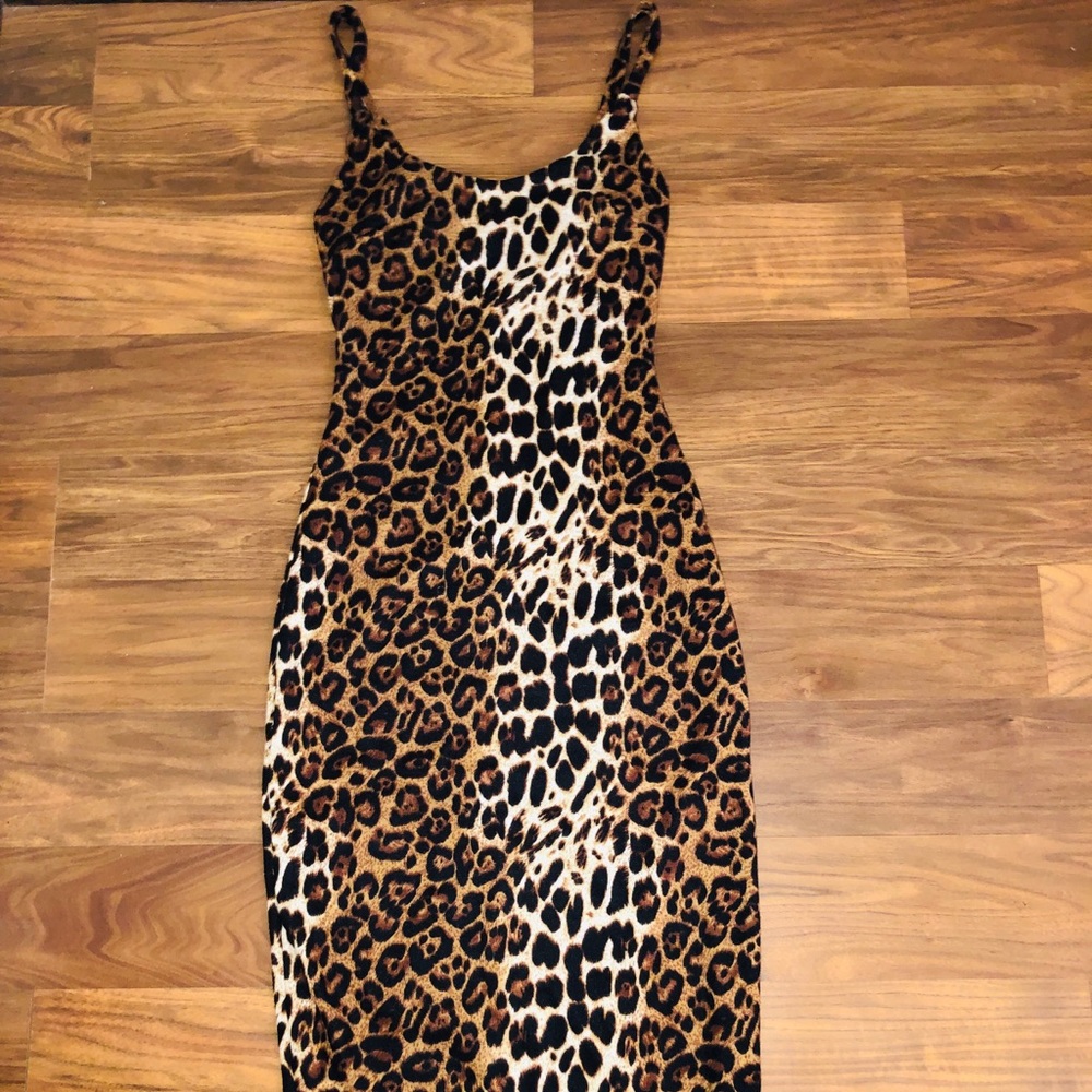 Sexy Long Leopard Dress